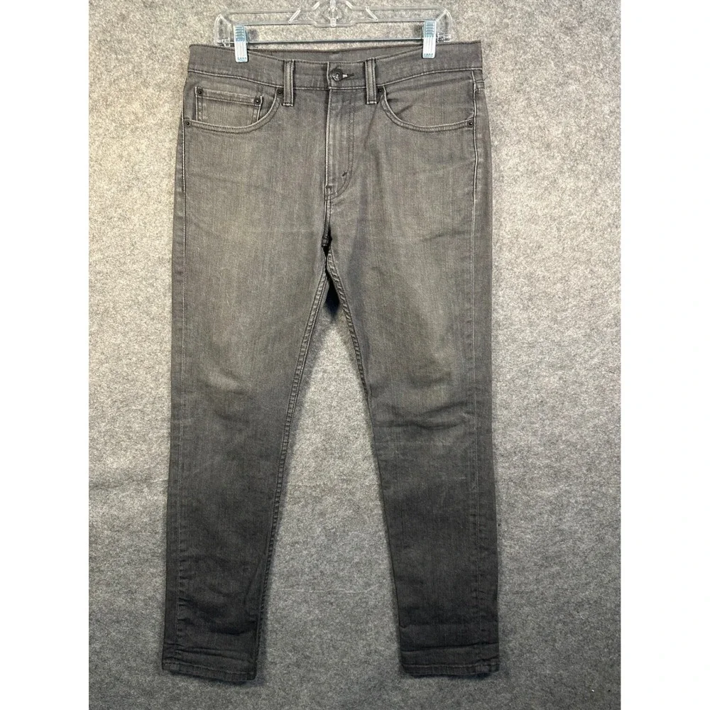 Levis 511 Slim Fit Grey‎ Denim Jeans Mens W34 L34 S40196